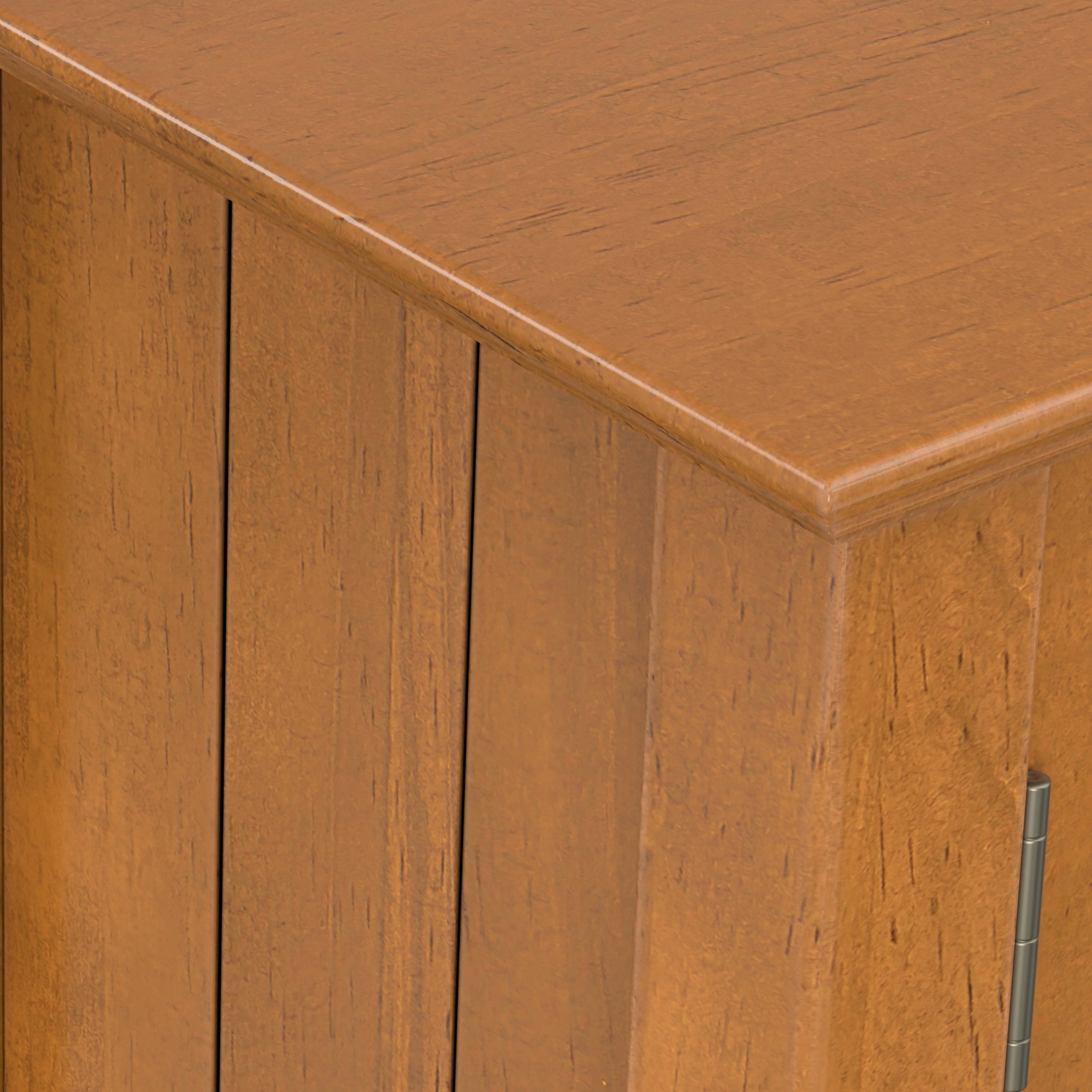 Light Golden Brown | Bedford Low Storage Media Cabinet