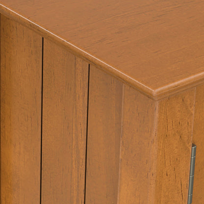 Light Golden Brown | Bedford Low Storage Media Cabinet