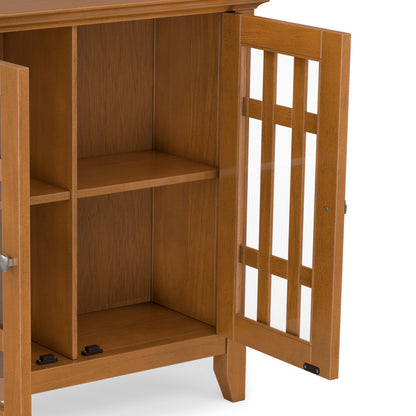 Light Golden Brown | Bedford Low Storage Media Cabinet