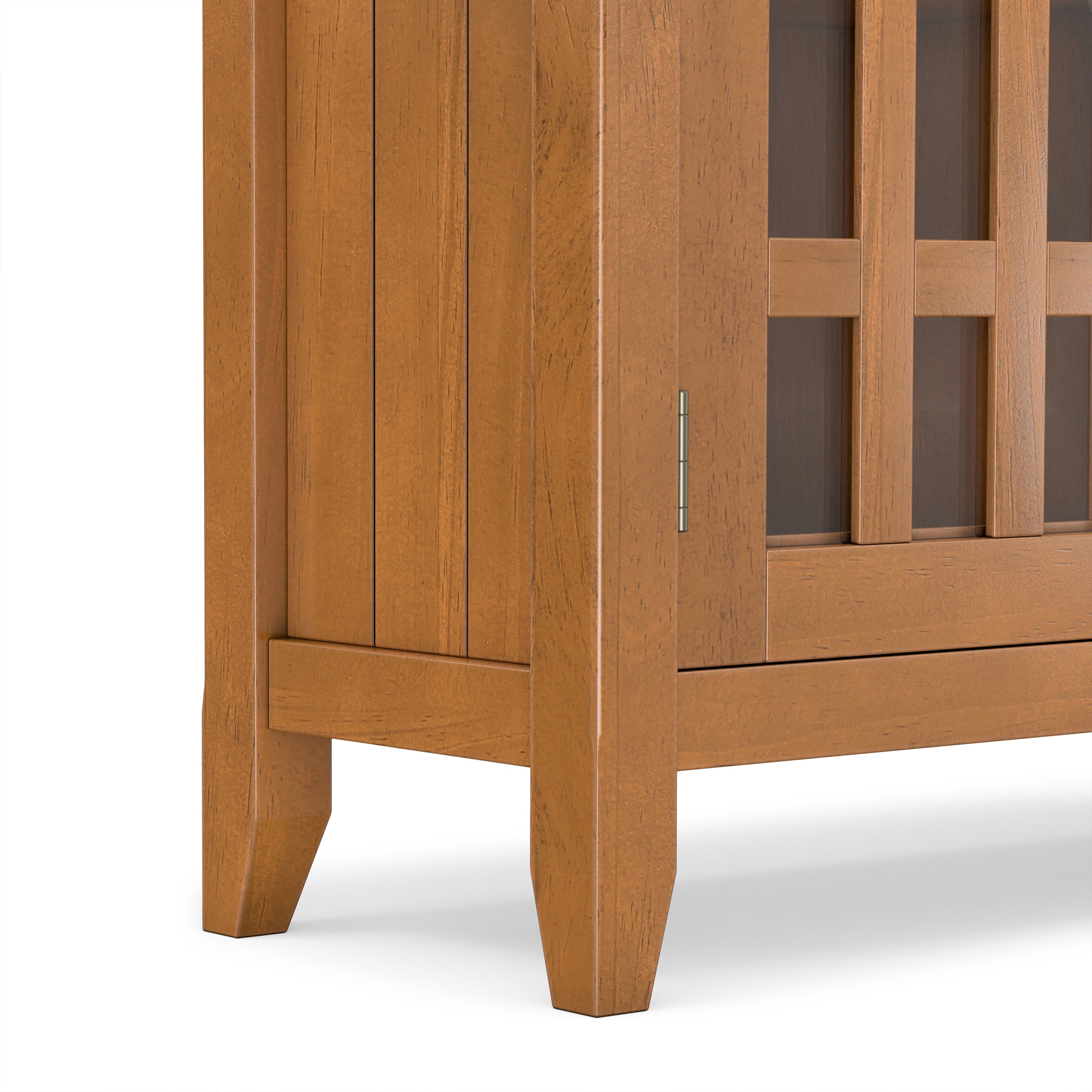 Light Golden Brown | Bedford Low Storage Media Cabinet