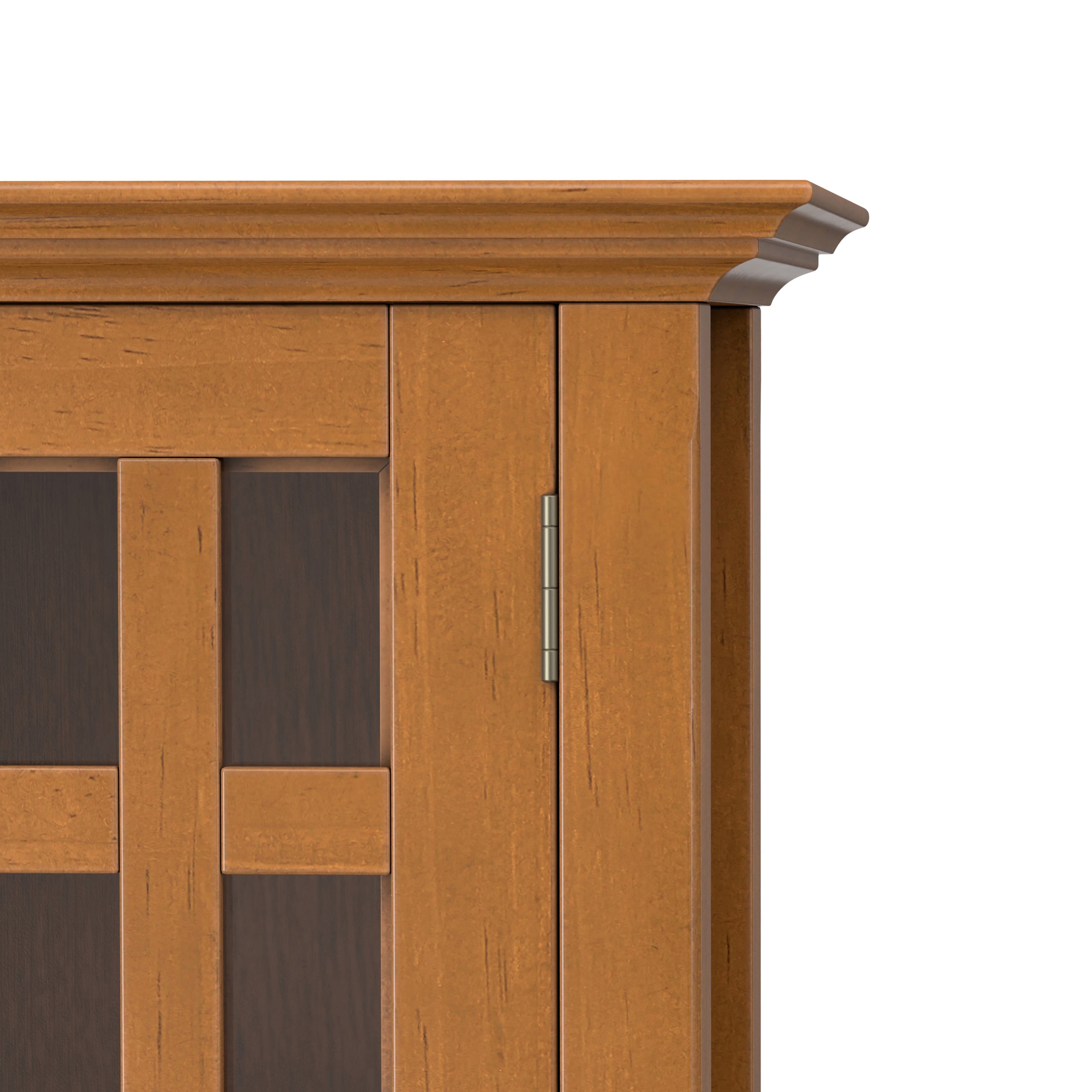 Light Golden Brown | Bedford Low Storage Media Cabinet