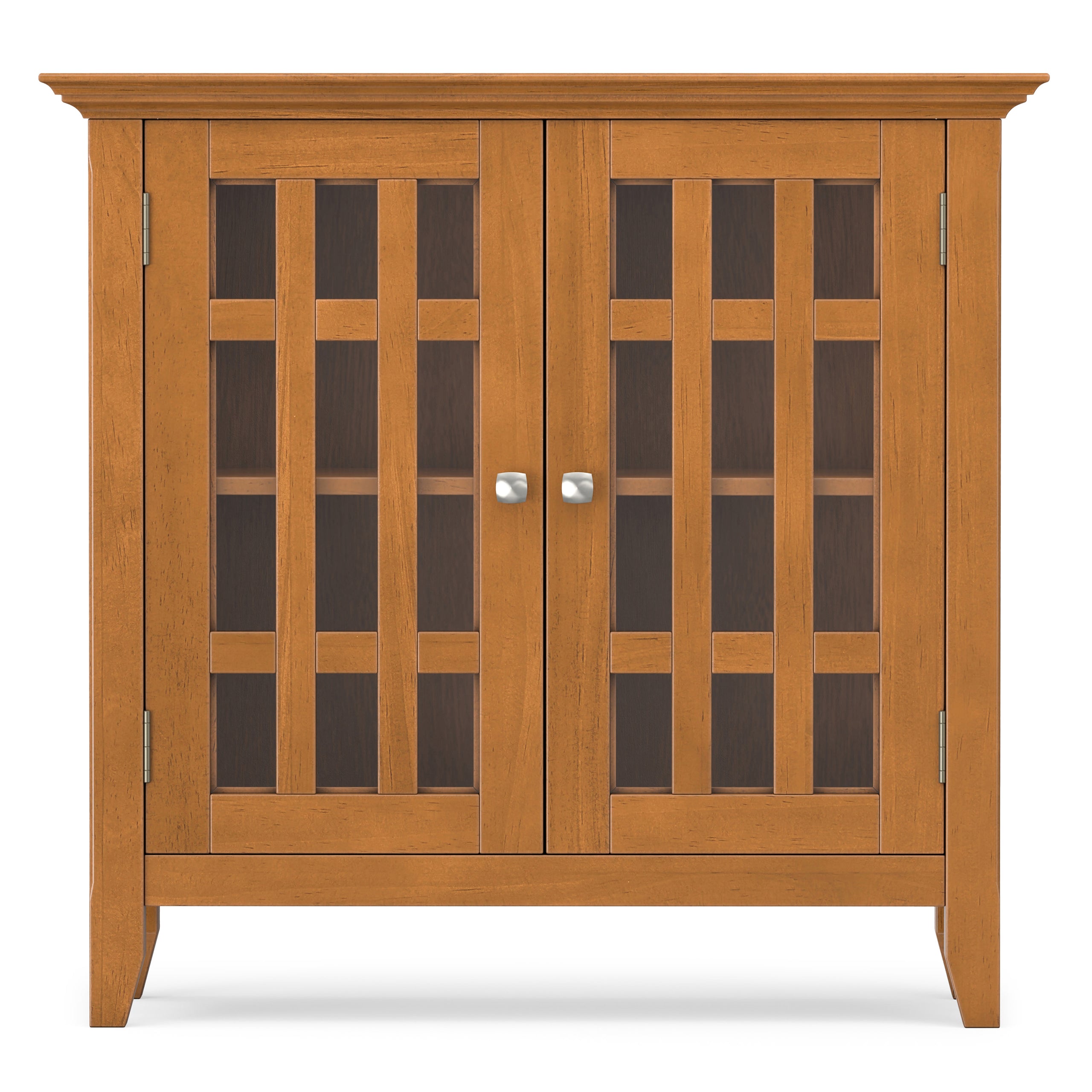 Light Golden Brown | Bedford Low Storage Media Cabinet