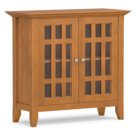 Light Golden Brown | Bedford Low Storage Media Cabinet