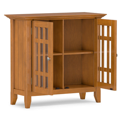 Light Golden Brown | Bedford Low Storage Media Cabinet
