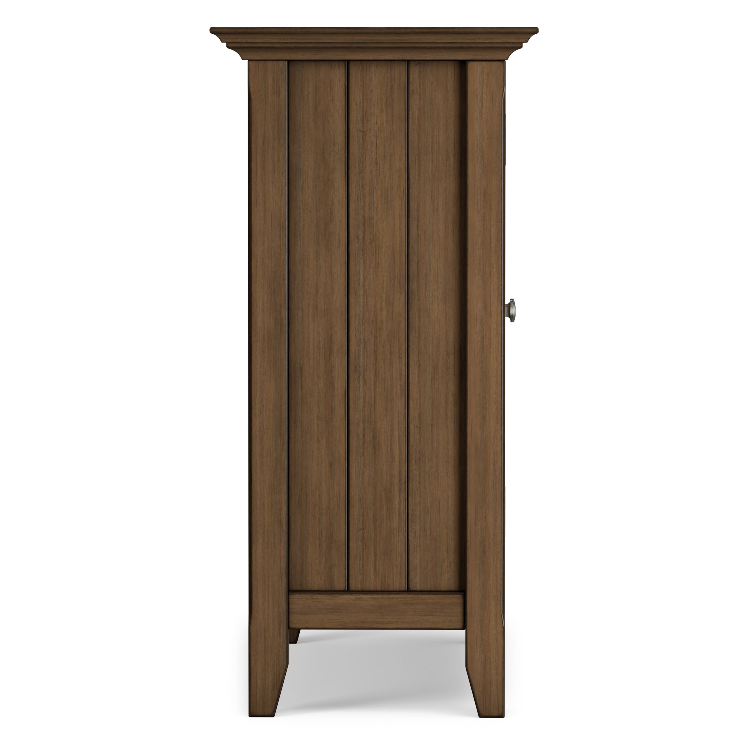 Rustic Natural Aged Brown | Bedford Low Storage Media Cabinet