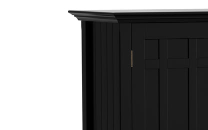 Black | Bedford Sideboard Buffet & Winerack