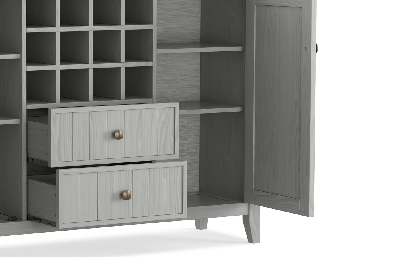 Fog Grey | Bedford Sideboard Buffet & Winerack