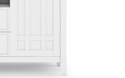 White | Bedford Sideboard Buffet & Winerack
