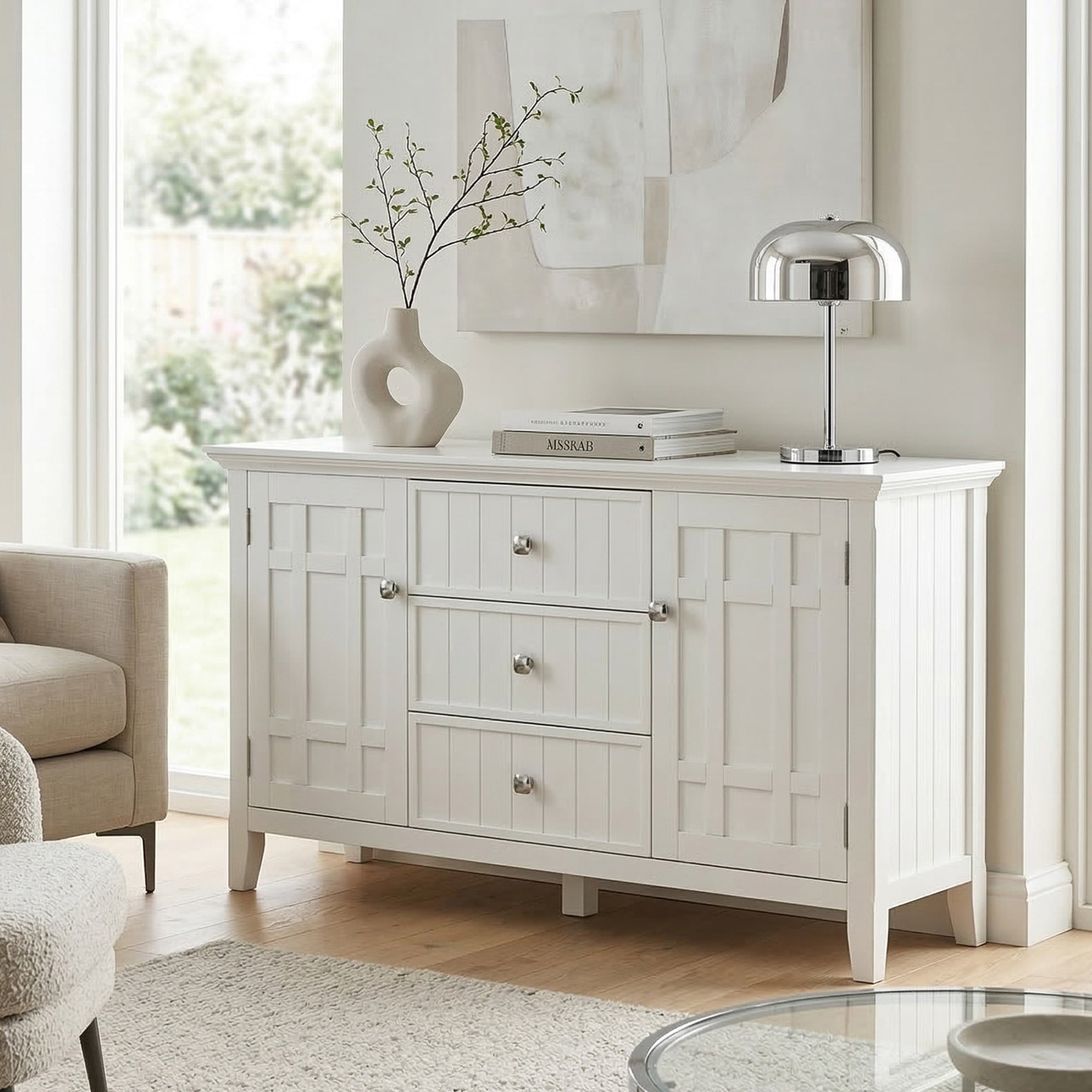 White | Bedford Sideboard Buffet
