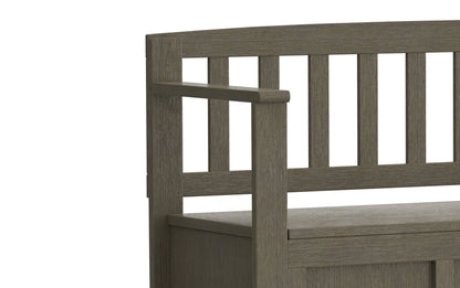 Farmhouse Grey | Brooklyn Entryway Bench