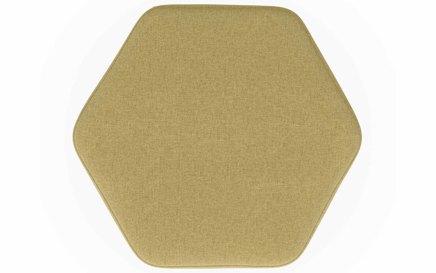Dijon Yellow Linen Style Fabric | Brock Footstool
