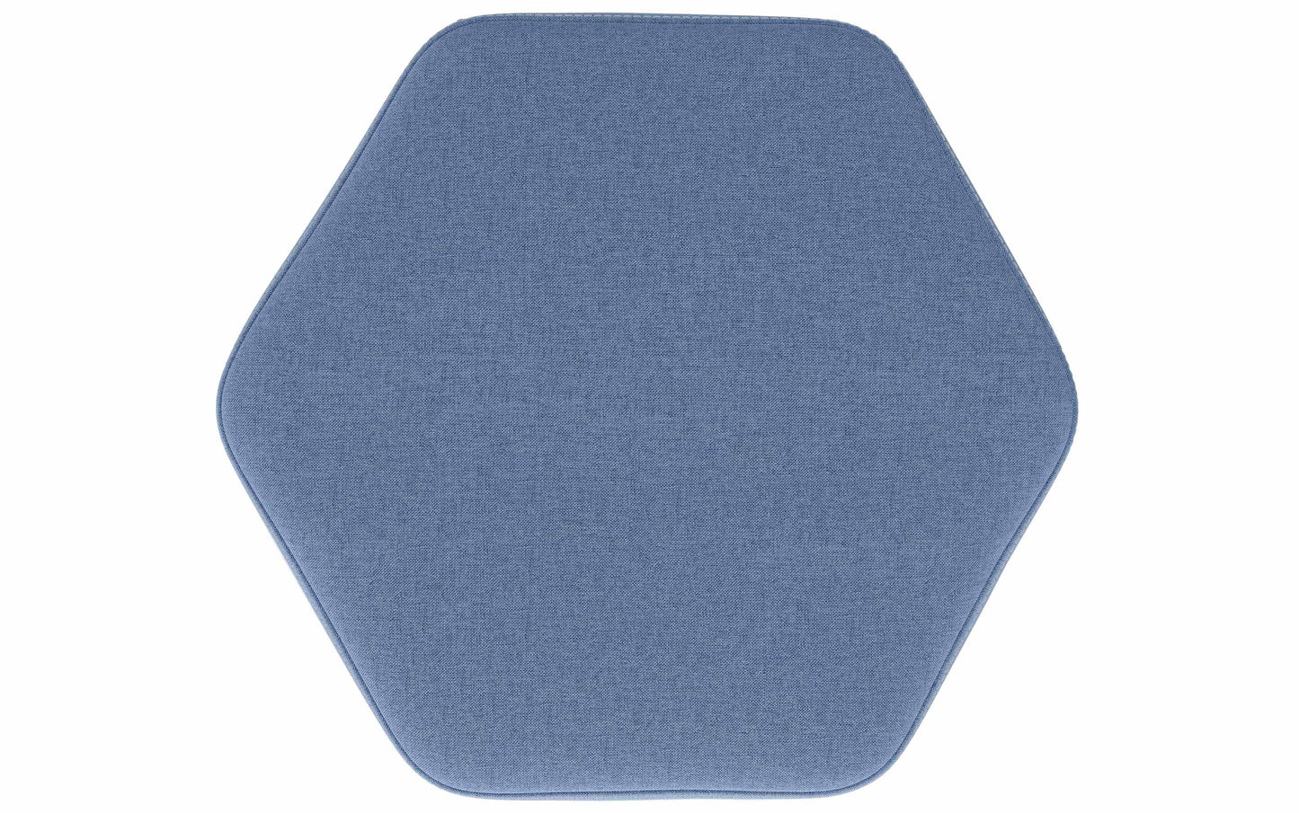 Wedgewood Blue Linen Style Fabric | Brock Footstool