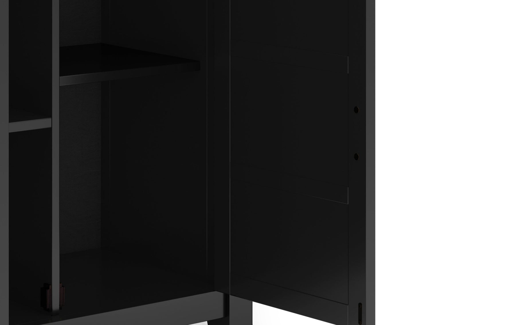 Black | Burlington Low Storage Cabinet