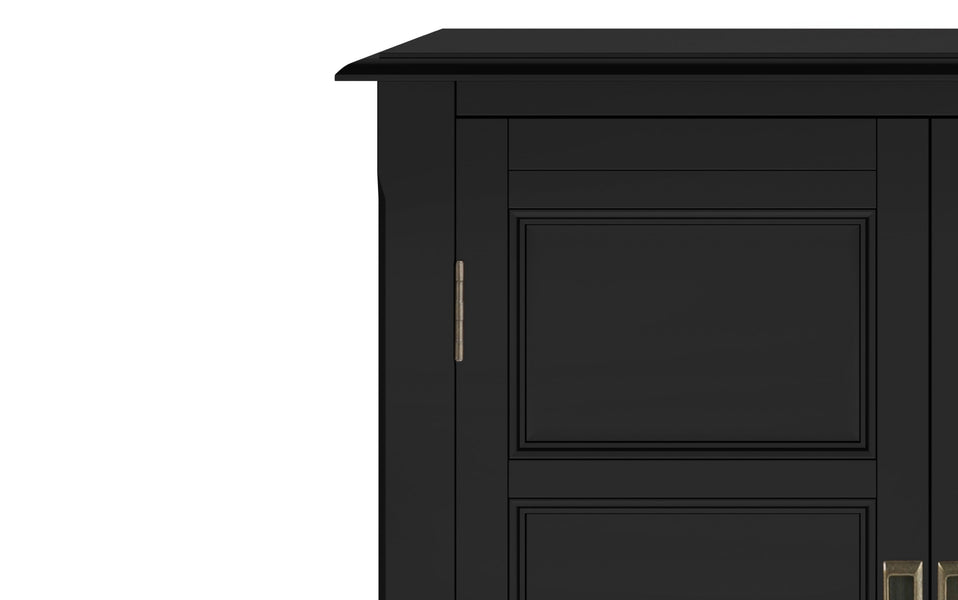Black | Burlington Low Storage Cabinet