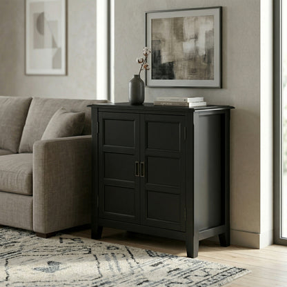 Black | Burlington Low Storage Cabinet