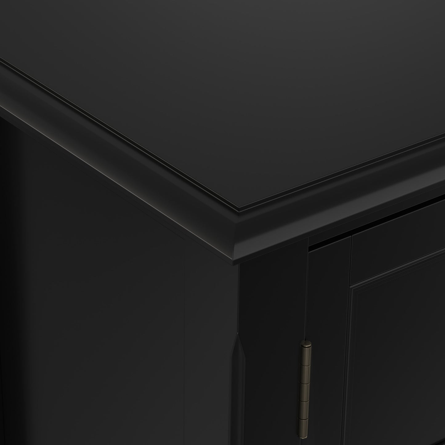 Black | Burlington Low Storage Cabinet