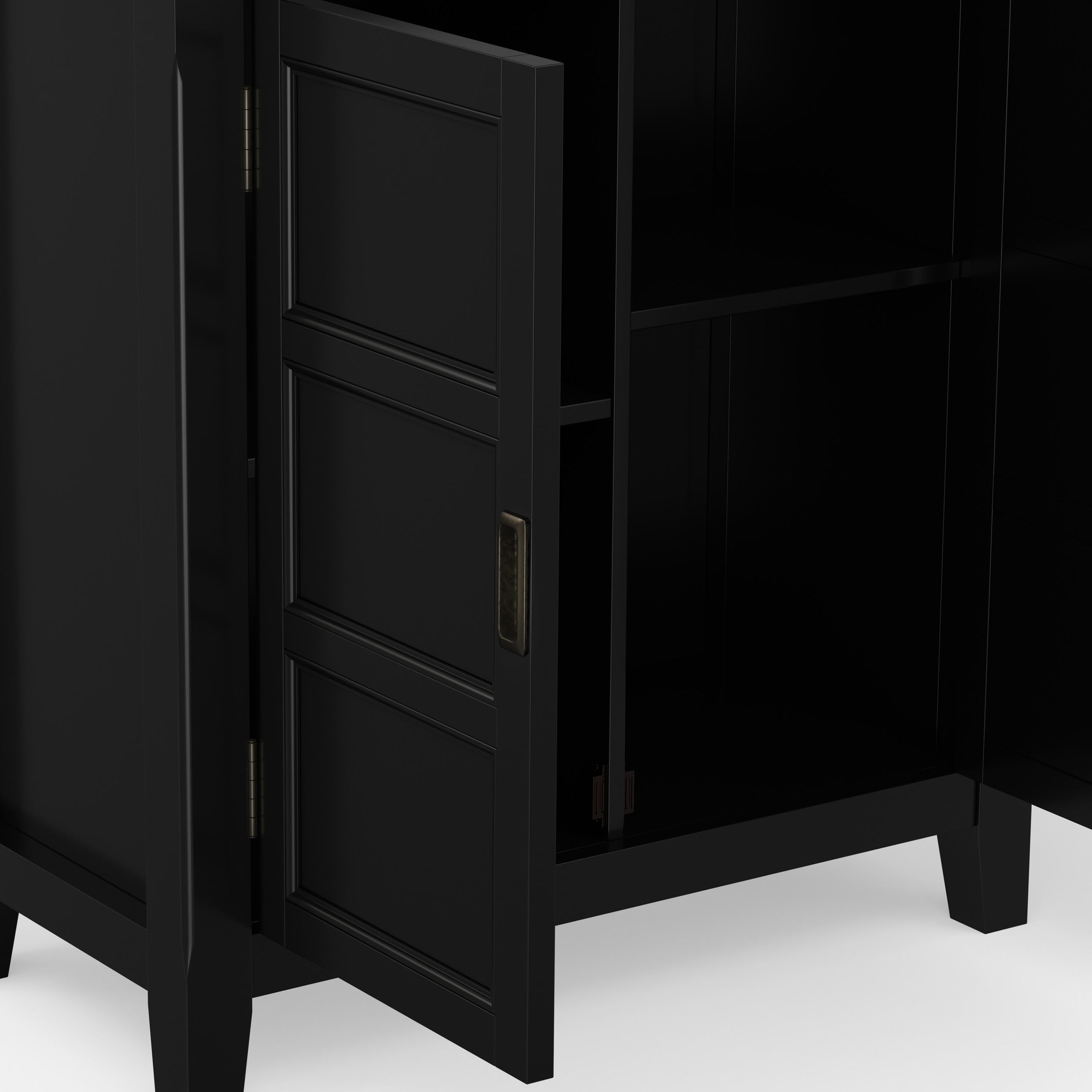 Black | Burlington Low Storage Cabinet