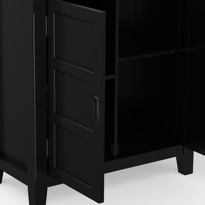 Black | Burlington Low Storage Cabinet