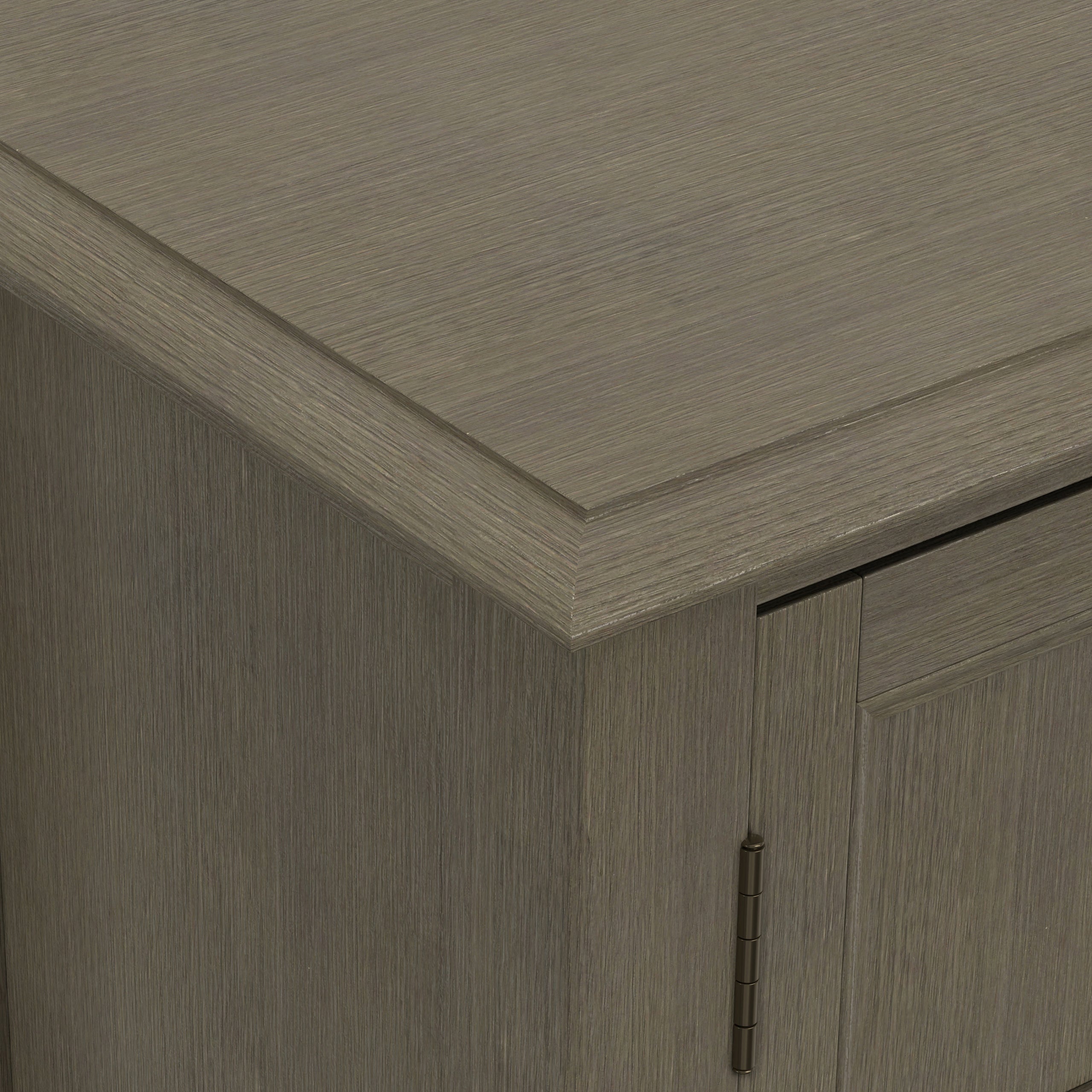 Farmhouse Grey| Burlington Low Storage Cabinet