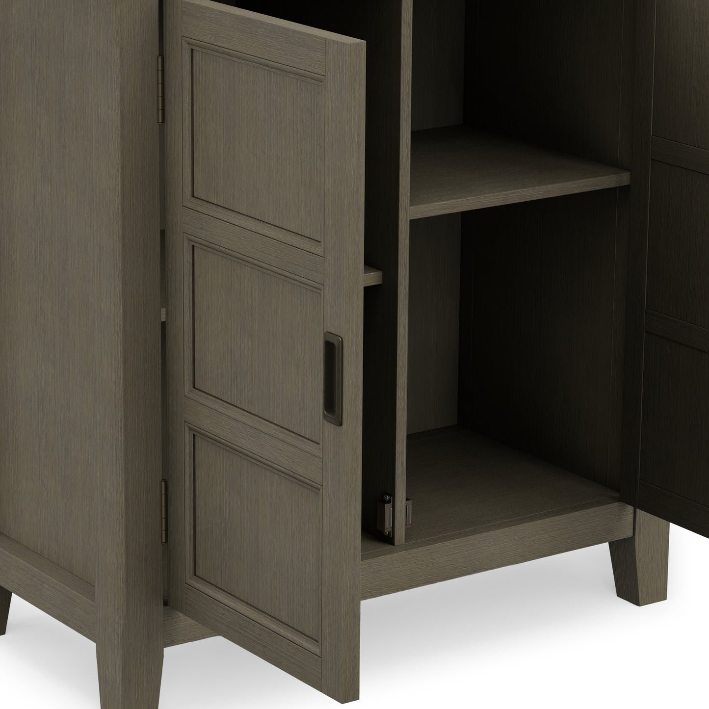Farmhouse Grey| Burlington Low Storage Cabinet
