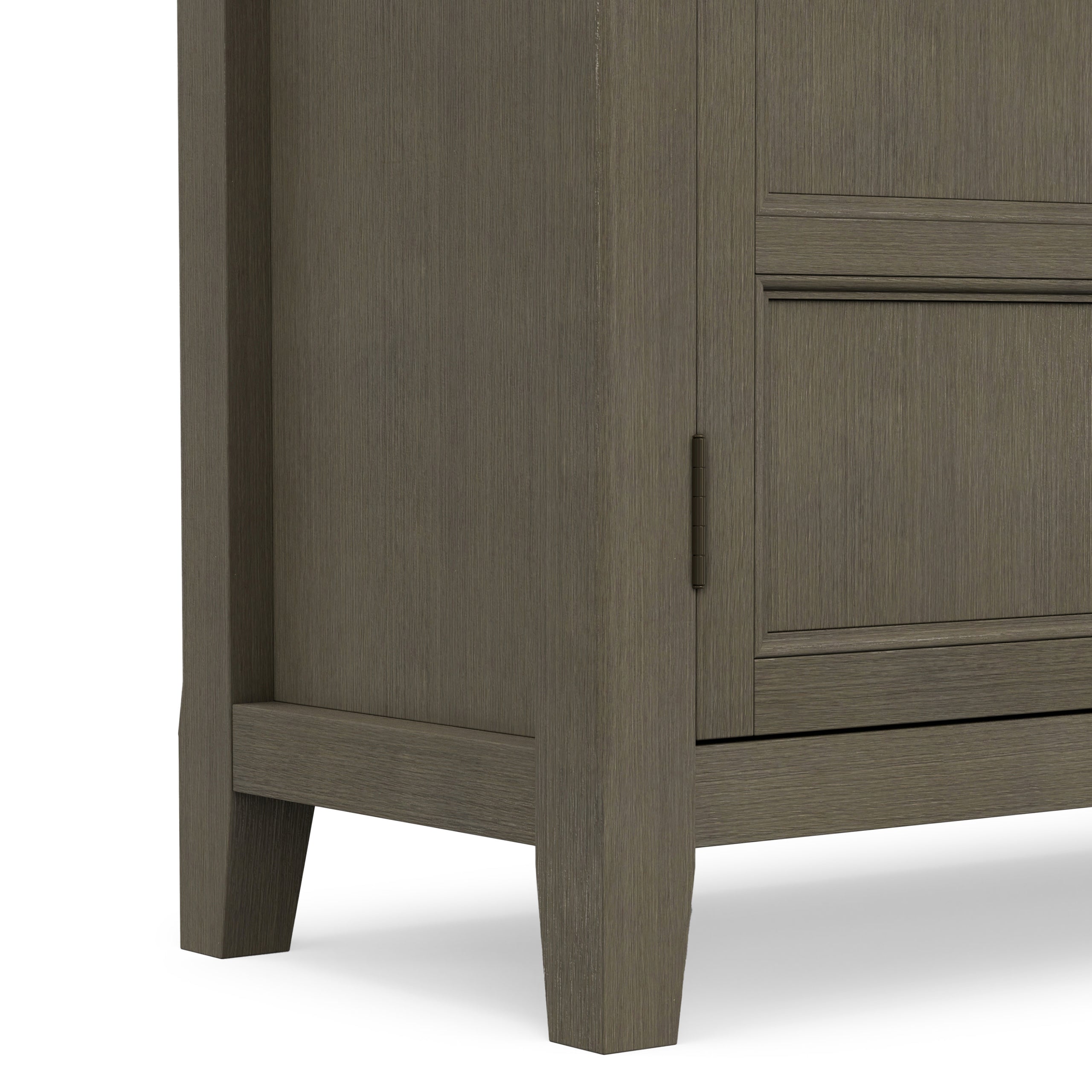 Farmhouse Grey| Burlington Low Storage Cabinet