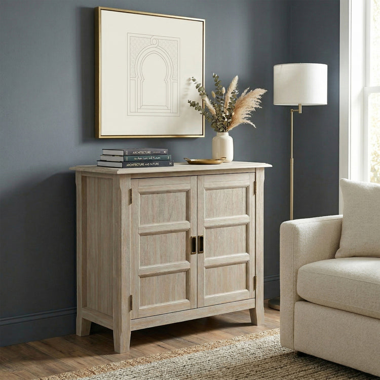 Distressed Grey | Burlington Low Storage Cabinet