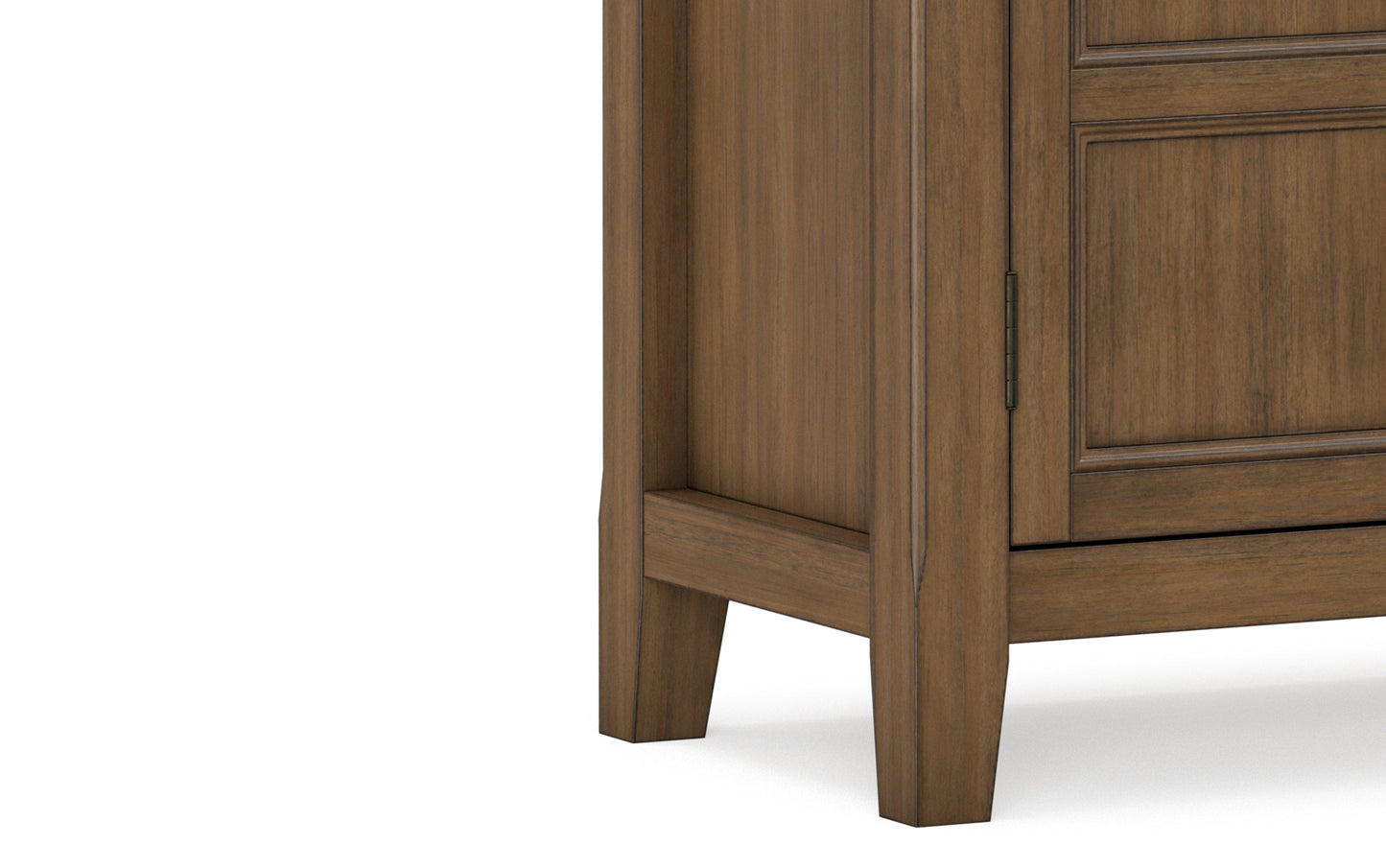Rustic Natural Aged Brown | Burlington Low Storage Cabinet