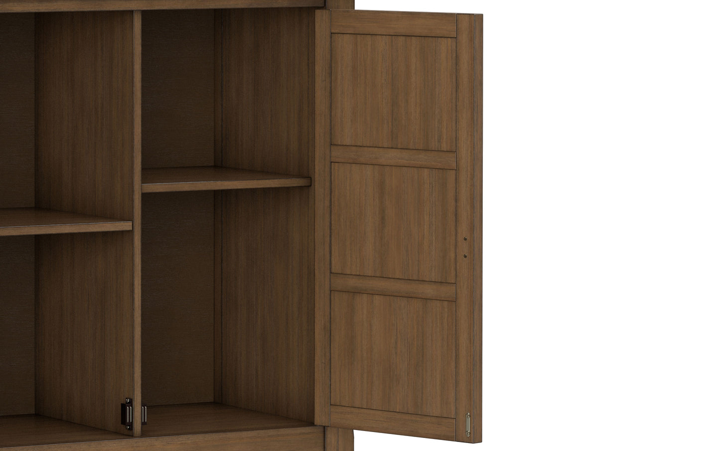 Rustic Natural Aged Brown | Burlington Low Storage Cabinet