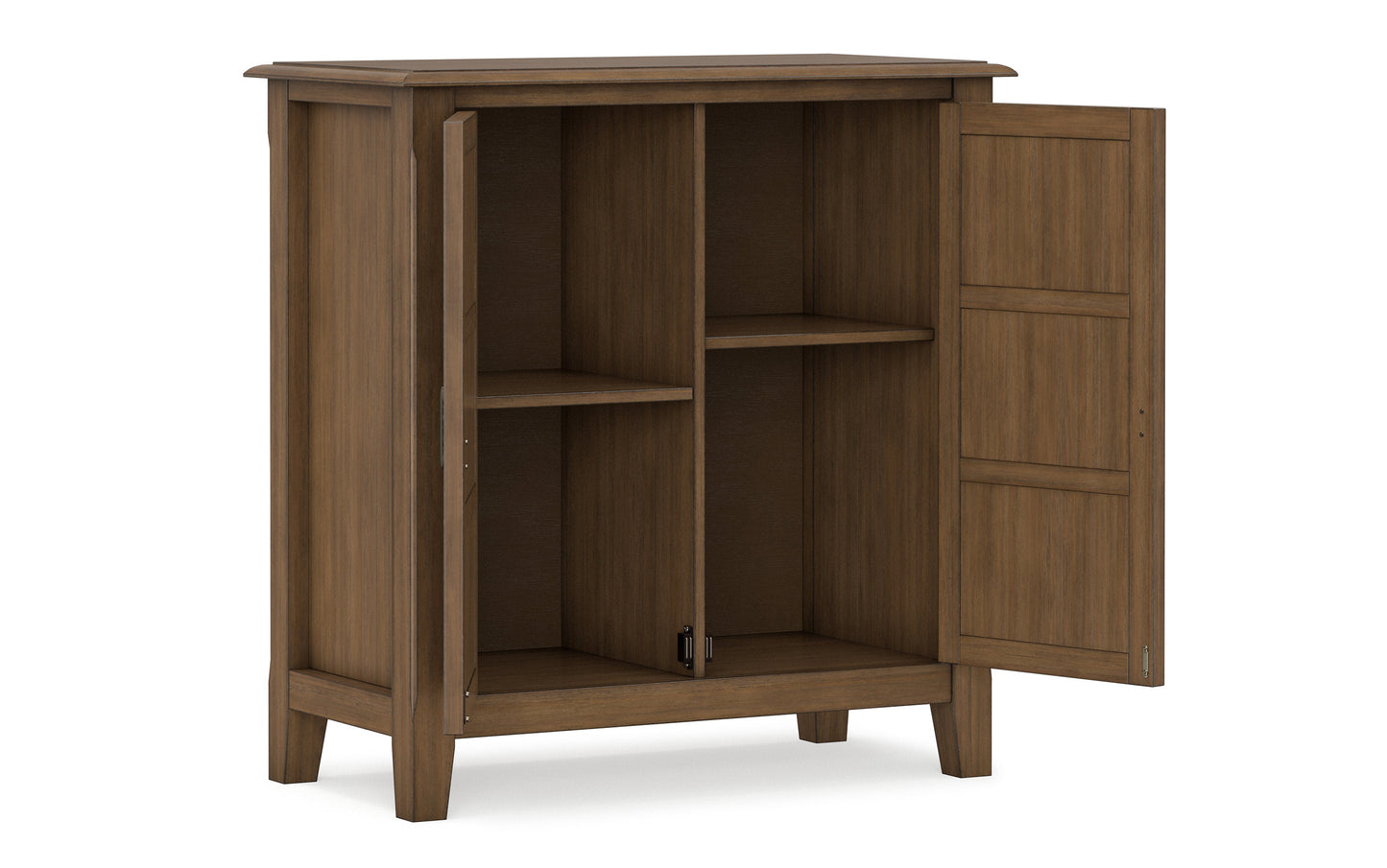 Rustic Natural Aged Brown | Burlington Low Storage Cabinet