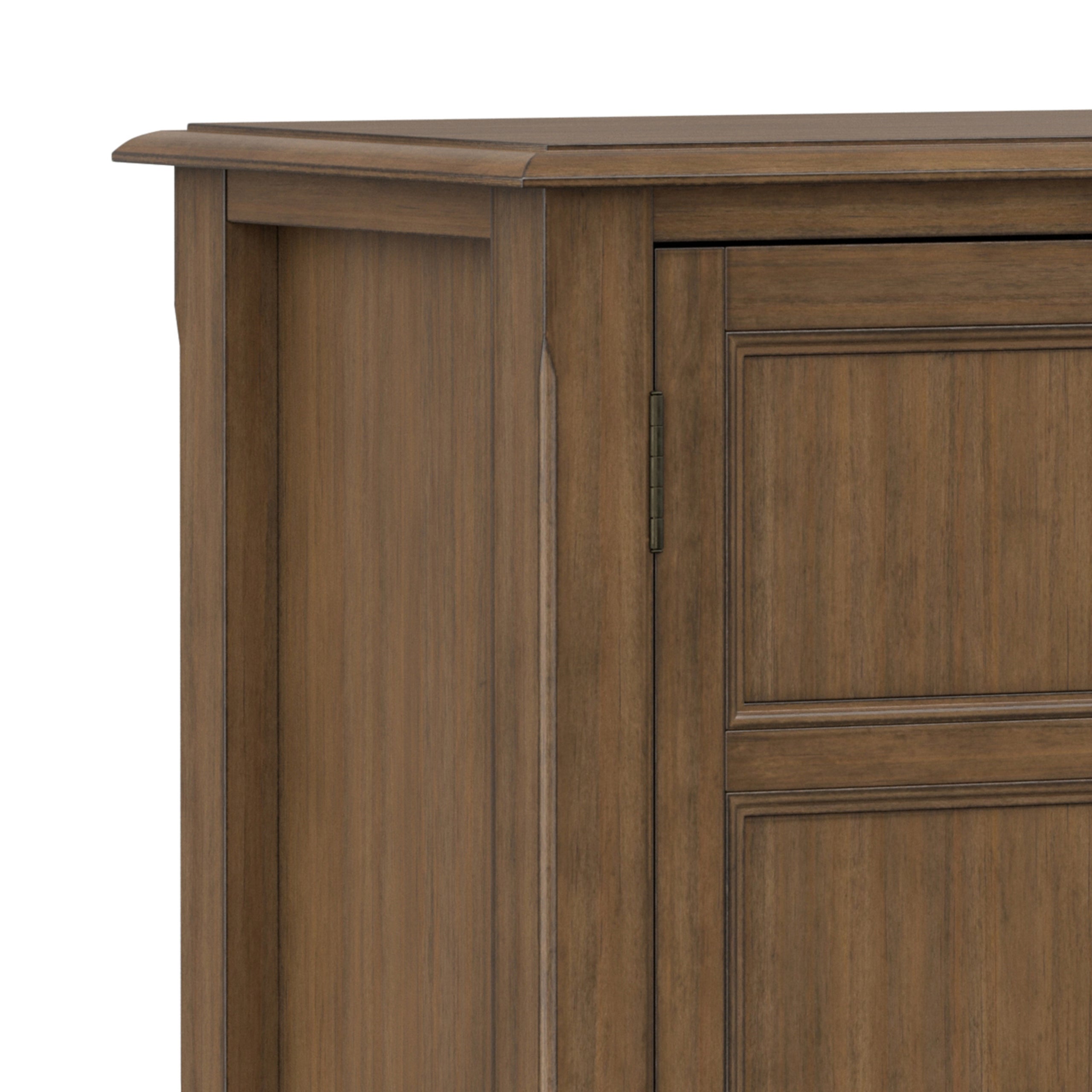 Rustic Natural Aged Brown | Burlington Low Storage Cabinet
