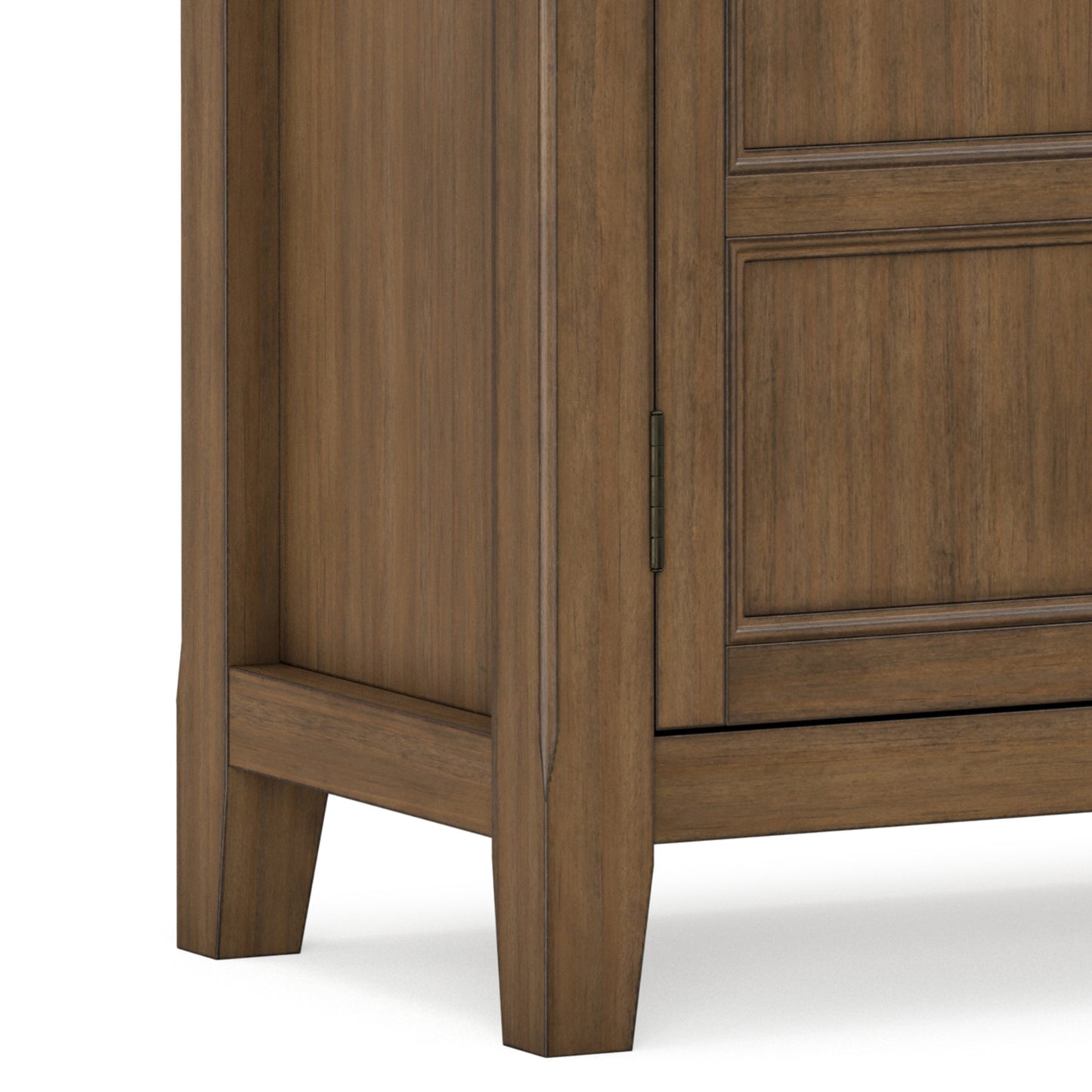 Rustic Natural Aged Brown | Burlington Low Storage Cabinet