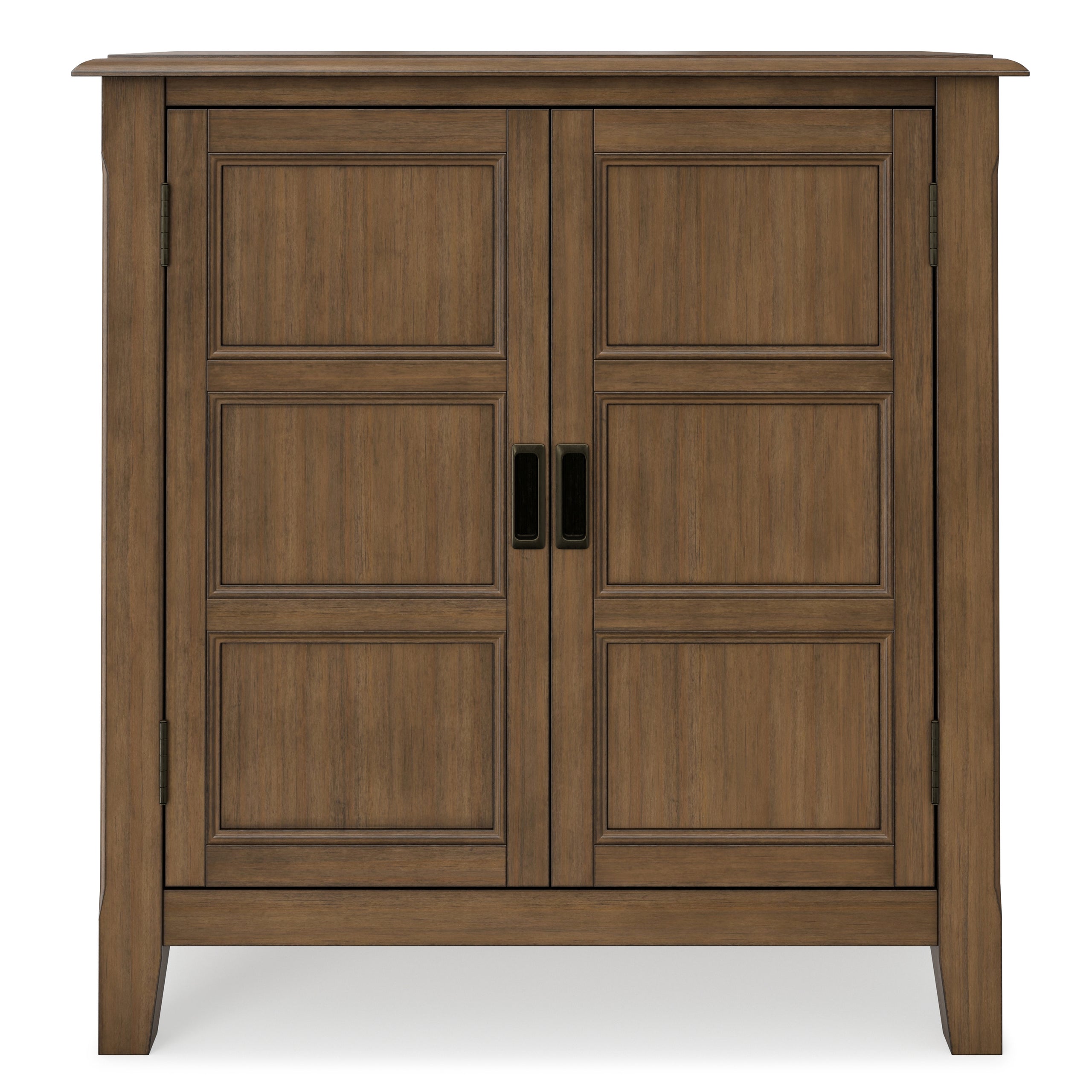Rustic Natural Aged Brown | Burlington Low Storage Cabinet