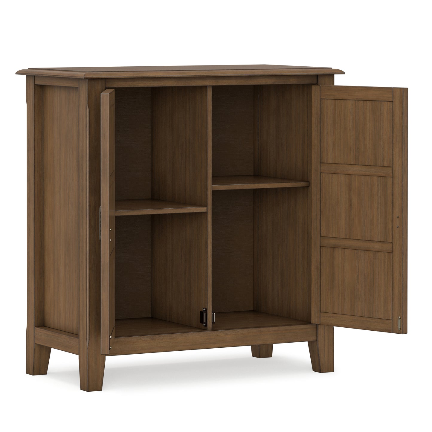 Rustic Natural Aged Brown | Burlington Low Storage Cabinet