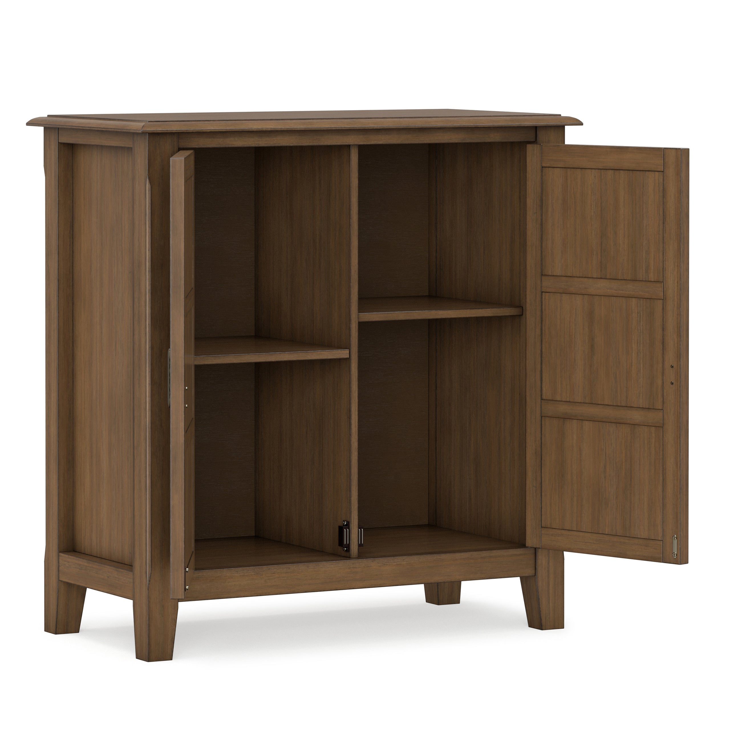 Rustic Natural Aged Brown | Burlington Low Storage Cabinet