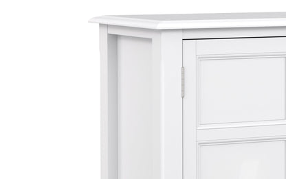 White | Burlington Low Storage Cabinet