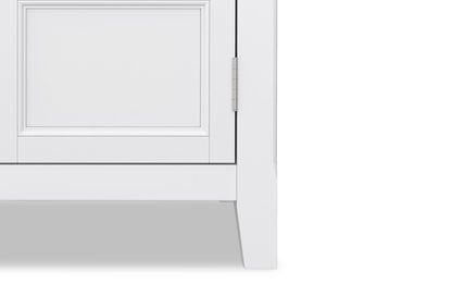White | Burlington Low Storage Cabinet