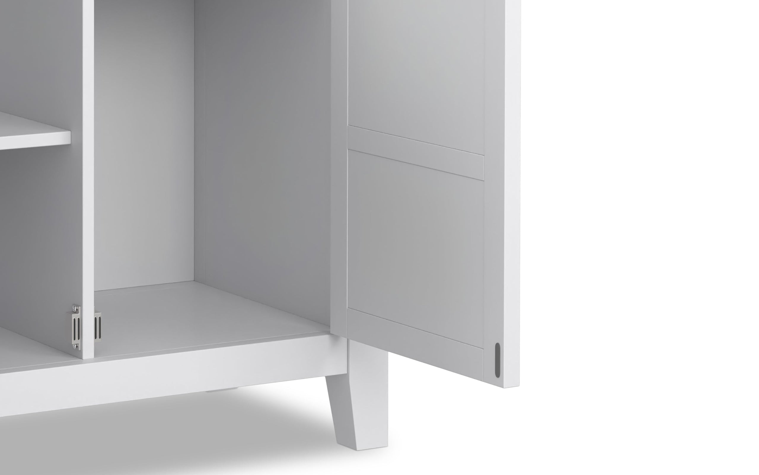 White | Burlington Low Storage Cabinet