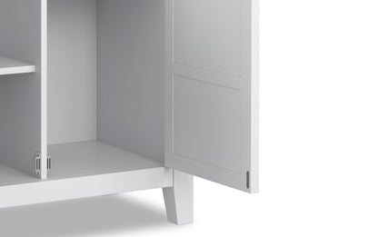 White | Burlington Low Storage Cabinet