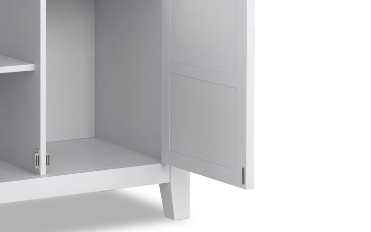 White | Burlington Low Storage Cabinet