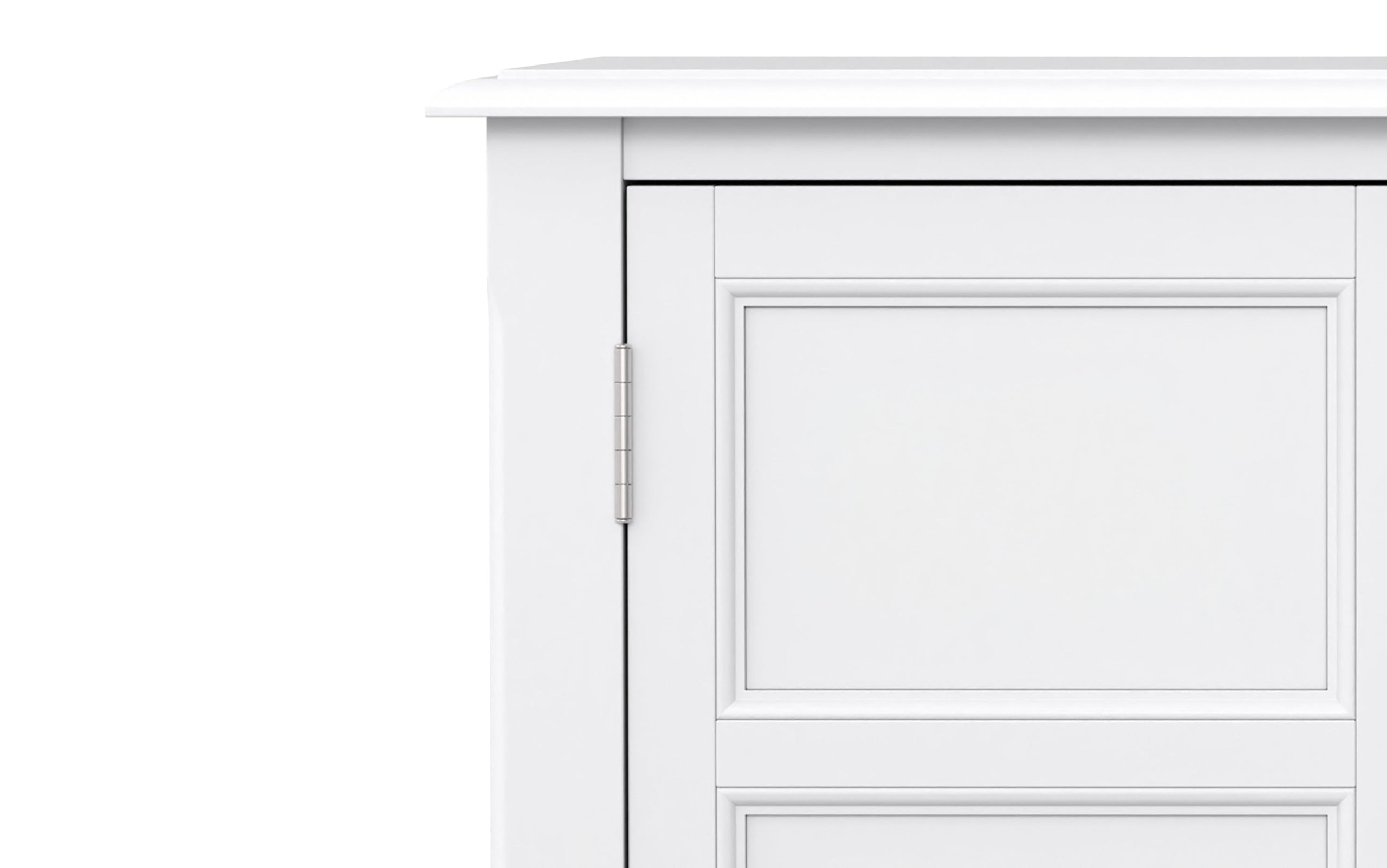 White | Burlington Low Storage Cabinet