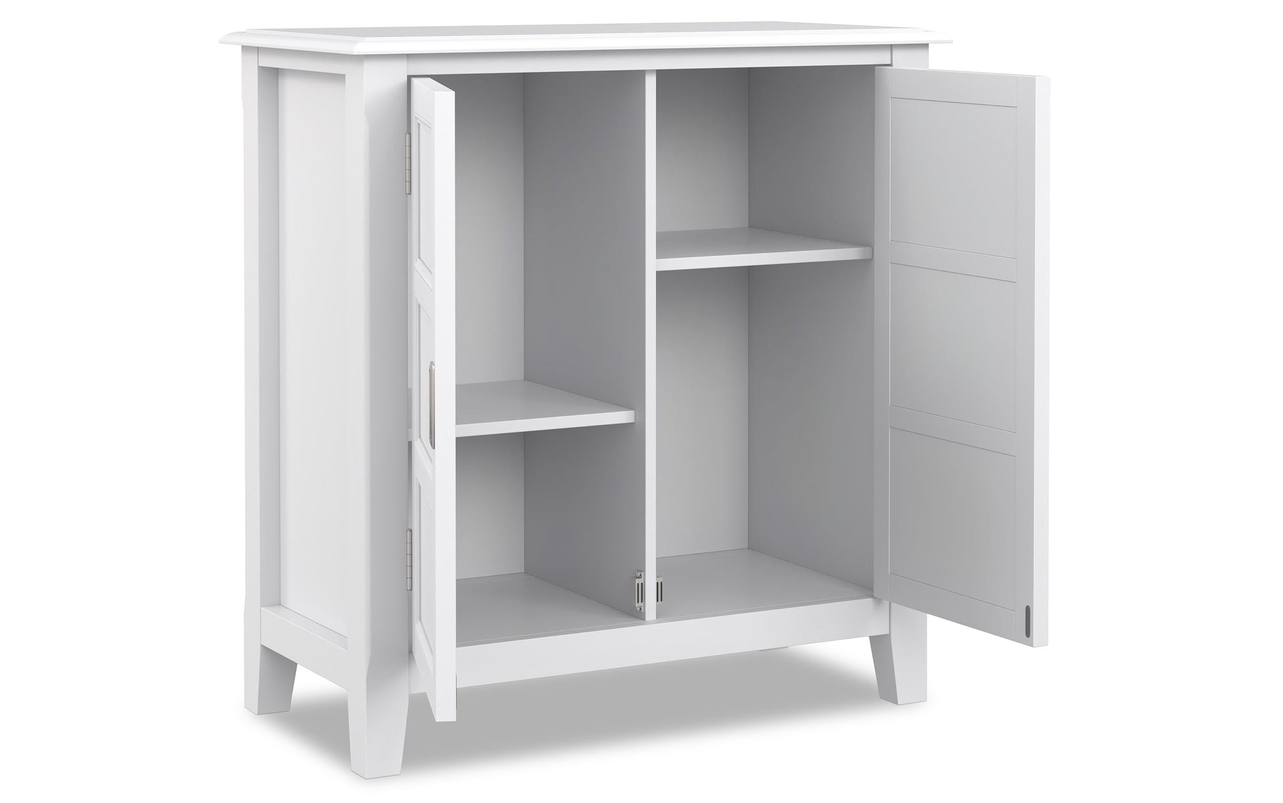 White | Burlington Low Storage Cabinet