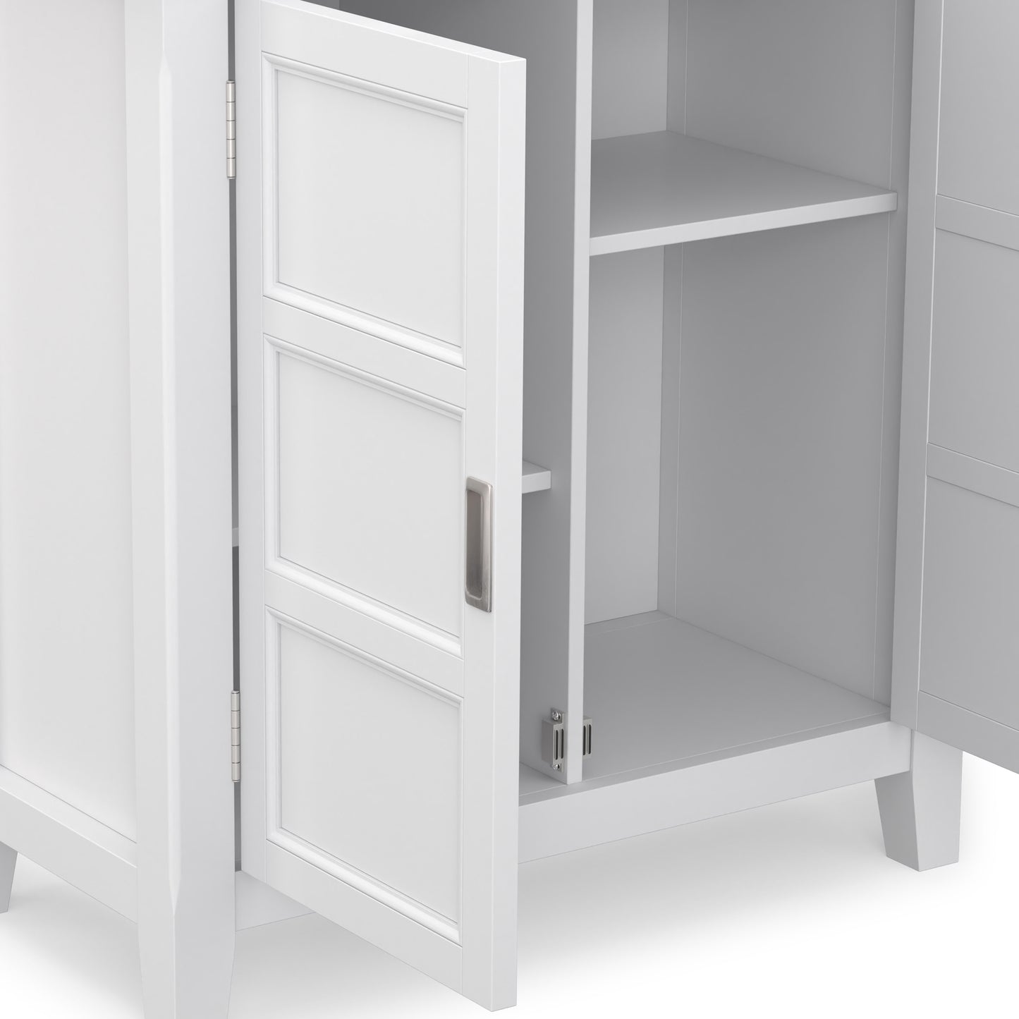 White| Burlington Low Storage Cabinet
