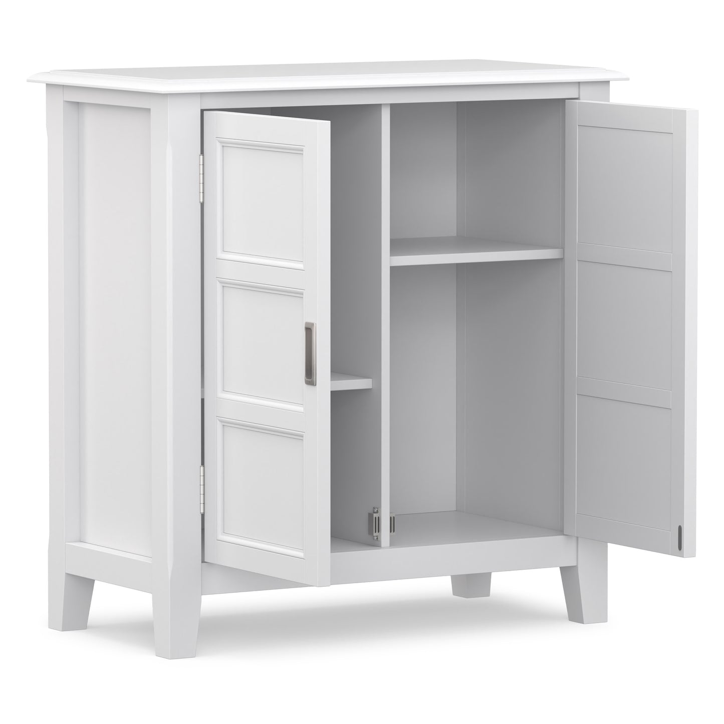 White| Burlington Low Storage Cabinet