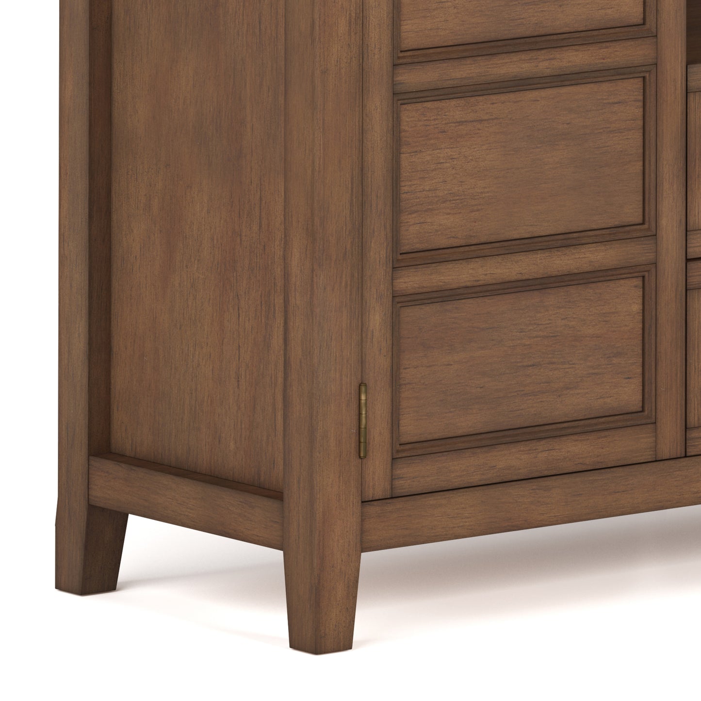 Rustic Natural Aged Brown | Burlington Tall TV Stand