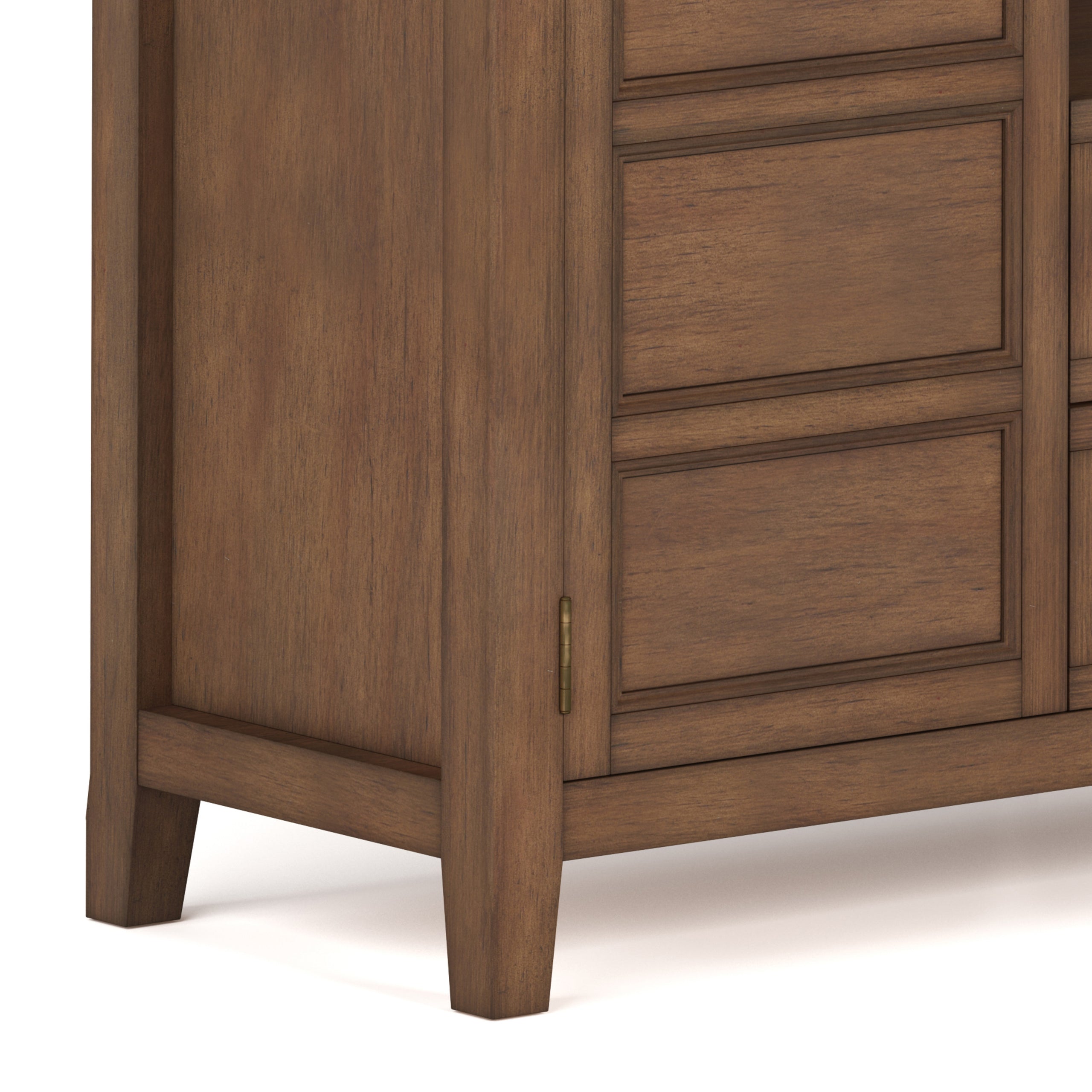 Rustic Natural Aged Brown | Burlington Tall TV Stand