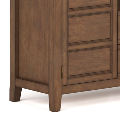 Rustic Natural Aged Brown | Burlington Tall TV Stand