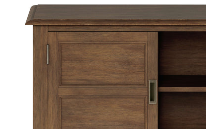 Rustic Natural Aged Brown | Burlington Tall TV Stand