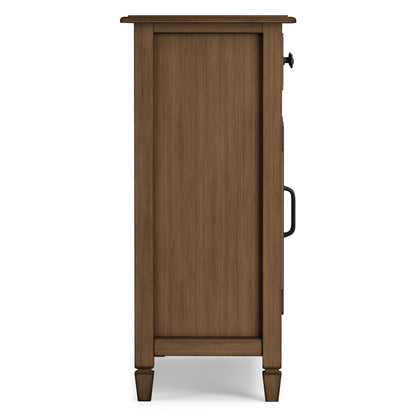 Rustic Natural Aged Brown | Connaught Entryway Storage Cabinet