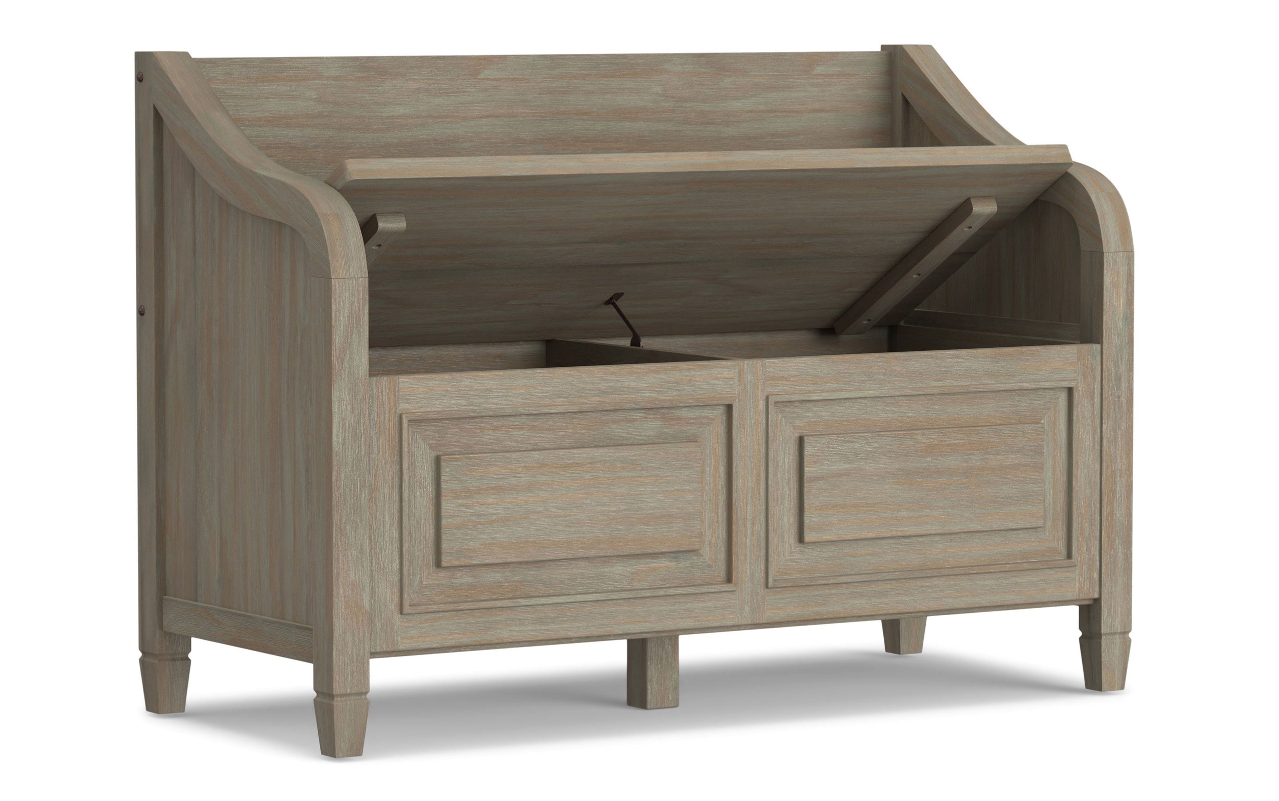 Distressed Grey | Connaught Entryway Storage Bench