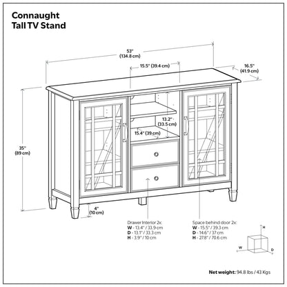 Connaught Tall TV Stand